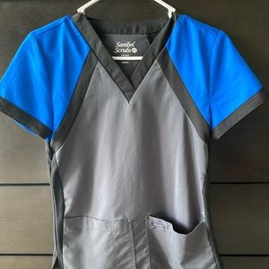 Sanibel Medical Scrubs blue & grey size XXS